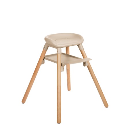 Laste söögitool 6in1 Woody, beež