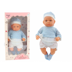 Baby Doll 46 cm Sinised lutimütsi sokid