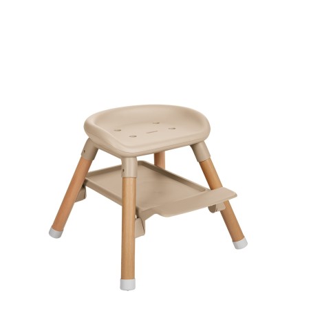 Laste söögitool 6in1 Woody, beež