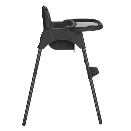 Laste söögitool 2in1 Jammy, must