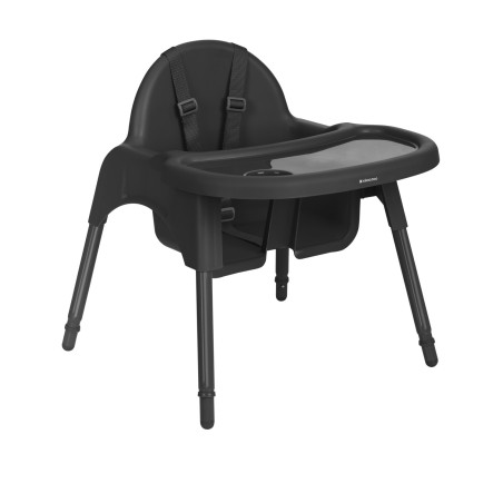 Laste söögitool 2in1 Jammy, must