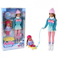 Anlily Dolls Mom koos tütre kelgutamise...