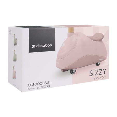 Pealeistutav laste tõukesõiduk Sizzy roosa
