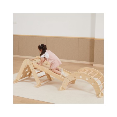 Kodumänguväljak 3 ühes: Pikleri kolmnurk, kiik ja liumägi