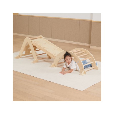 Kodumänguväljak 3 ühes: Pikleri kolmnurk, kiik ja liumägi