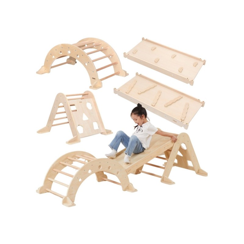 Kodumänguväljak 3 ühes: Pikleri kolmnurk, kiik ja liumägi