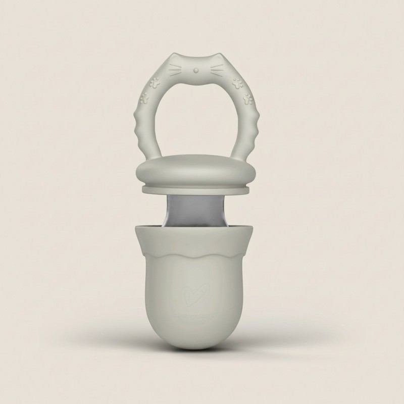 2 in 1 beebi silikoonist puuviljalutt, kreem