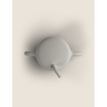 Silikoonist laste joogitass snäkitops 2in1, kreem