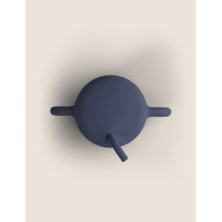 Silikoonist laste joogitass snäkitops 2in1, tumesinine