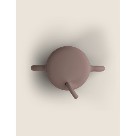 Silikoonist laste joogitass snäkitops 2in1, pastell roosa