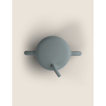 Silikoonist laste joogitass snäkitops 2in1, mint