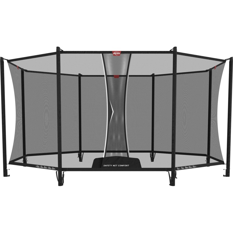 Batuudi turvavõrk Comfort 430, Ø 430 cm, must