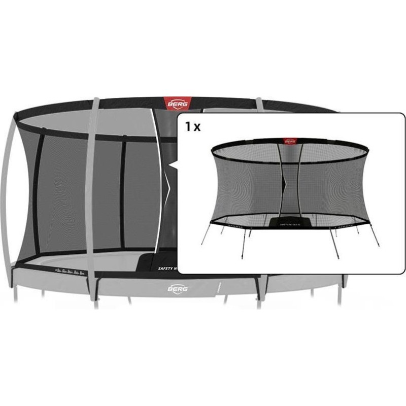 Turvavõrk Berg Deluxe 430, batuudile, lisavarustus