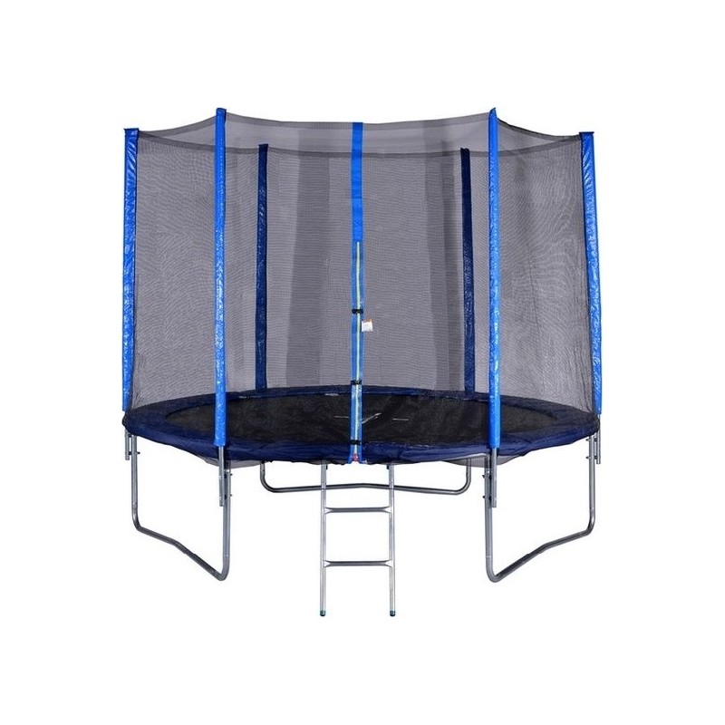 Batuutikomplekt Spartan, 180 cm, turvavõrgu ja redeliga