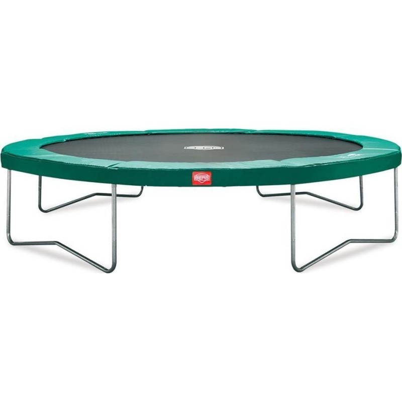 Batuut BERG Favorit Regular 380, ümmargune batuut jalgadel, roheline, 380 cm