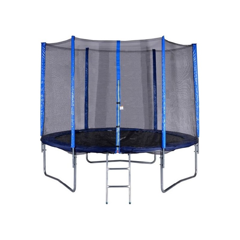 Batuudikomplekt Spartan, 250 cm, turvavõrguga ja redeliga