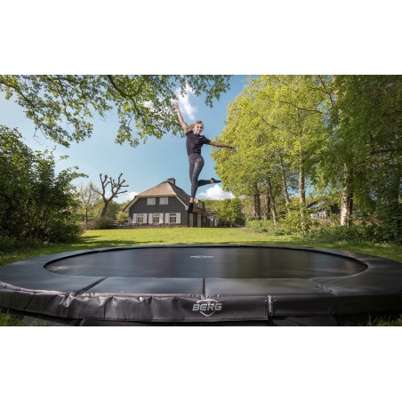 Maasisene batuut BERG SPORTS Grand Champion InGround 350, ovaalne, antratsiithall