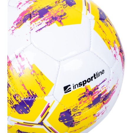 Jalgpallipall inSPORTline Batoo, suurus 2, TPU/PVC, valge värvilise graafikaga