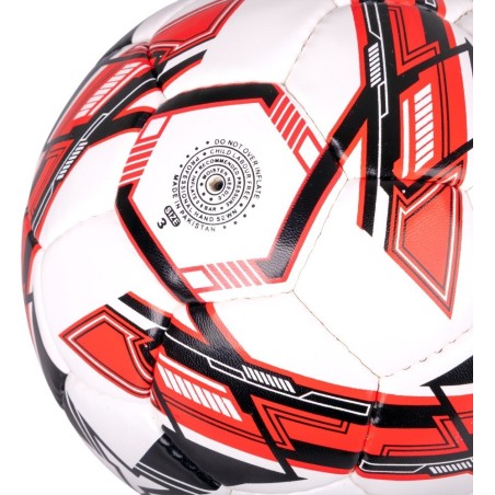 Jalgpallipall SPARTAN Club Junior, treeningpall suurus 3, punane/valge