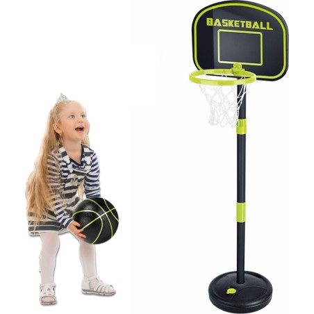 Korvpallikomplekt inSPORTline BBS580, reguleeritava kõrgusega, kaasas pall ja pump