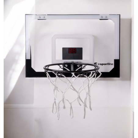 Laste seinale kinnitatav korvpallirõngas tulemustabeliga, inSPORTline Jacksonville, 23 cm