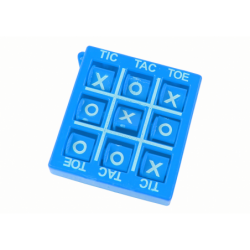Tic Tac Toe Game 4,5 cm Sinine