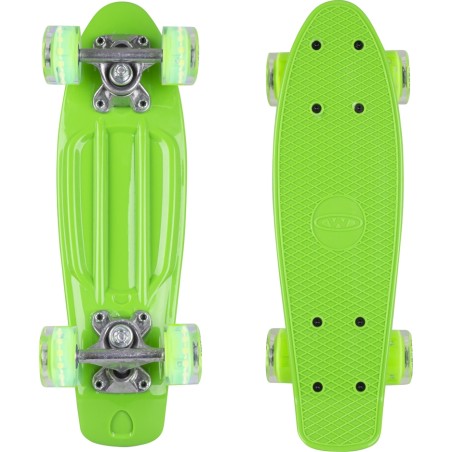 Mini Penny Board WORKER Pico 17", valgustavate ratastega, roheline