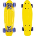 Mini Penny Board WORKER Pico 17" valgustatavate ratastega, kollane
