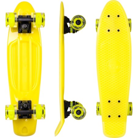 Penny Board WORKER Aspy C3 22", valgustusratastega, must
