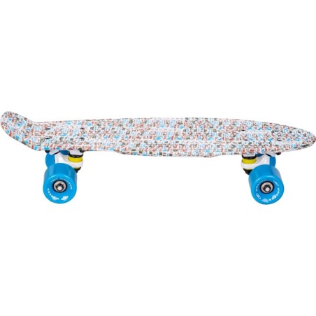 Penny Board WORKER Paterny C6, 22", musta ruudustikmustriga, 1,87 kg