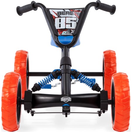 Laste kartauto BERG Buzzy Nitro, kollane, reguleeritava istme ja rooliga