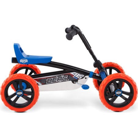 Laste kartauto BERG Buzzy Nitro, kollane, reguleeritava istme ja rooliga