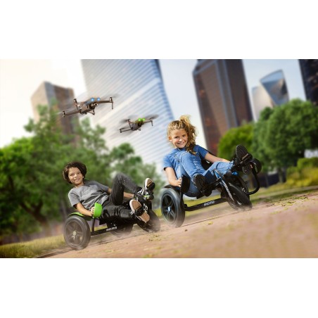 Laste kartauto BERG Street-X Venom, roheline, reguleeritav iste