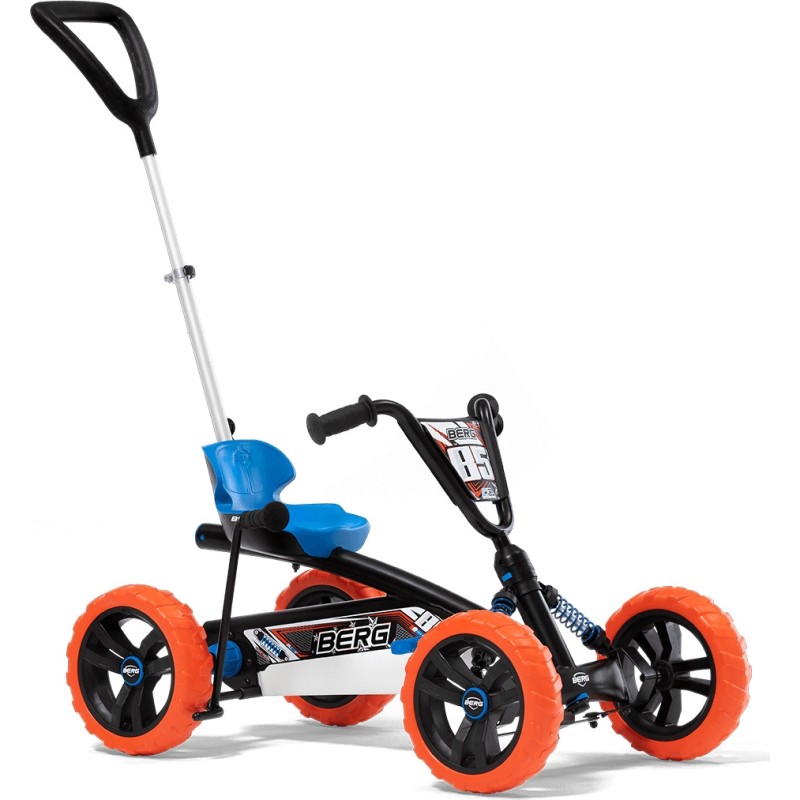 Laste kartauto BERG Buzzy Nitro 2-in-1, sinine ja oranž, 83 x 49 x 50 cm