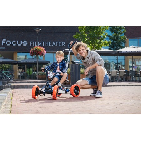 Laste kartauto BERG Buzzy Nitro 2-in-1, sinine ja oranž, 83 x 49 x 50 cm