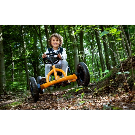 Laste kartauto BERG Buddy B-Orange, oranž, reguleeritava istme ja rooliga
