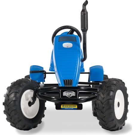 Laste kartauto BERG New Holland XXL-BFR, sinine, reguleeritava istmega