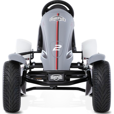 Gokart BERG Race GTS BFR-3, XL, hall/valge, täisspetsifikatsioon