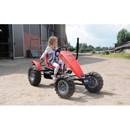 Laste kartautod BERG Case IH XXL-BFR, punane, reguleeritava istmega