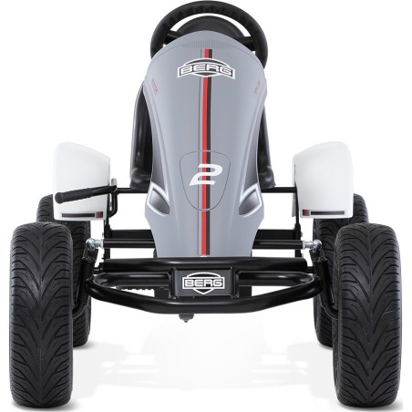Gokart BERG Race GTS XXL-BFR, hall/valge, reguleeritava istmega