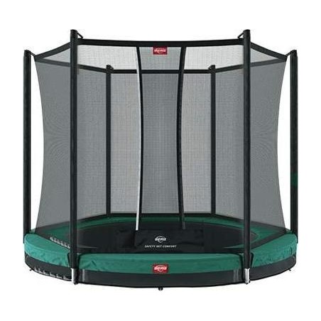 Batuut BERG Favorit InGround 330 Green, maasisesed, turvavõrguga Comfort
