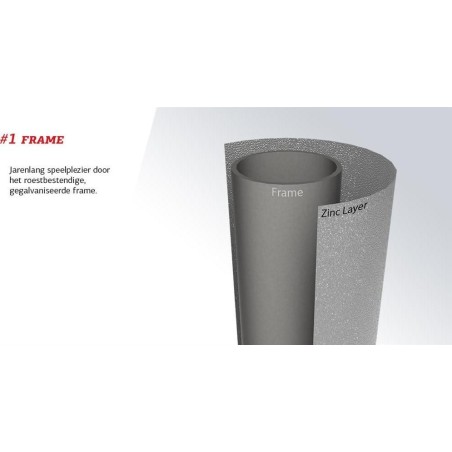 Batuut BERG Favorit InGround 330 Green, maasisesed, turvavõrguga Comfort