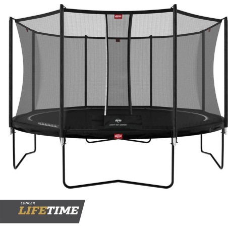 Batuut BERG Favorit Regular 430, must, turvavõrguga Comfort