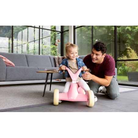 Laste tõukeauto BERG GO² Retro roosa, 2 in 1, 10-30 kuud