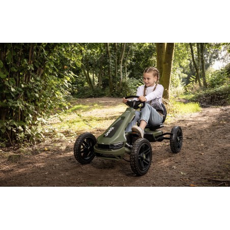 Laste kartauto Jeep Cherokee ralli kart, roheline, 124 x 71 x 69 cm