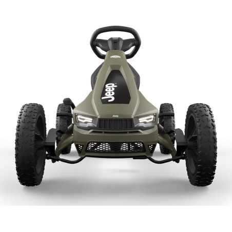 Laste kartauto Jeep Cherokee ralli kart, roheline, 124 x 71 x 69 cm