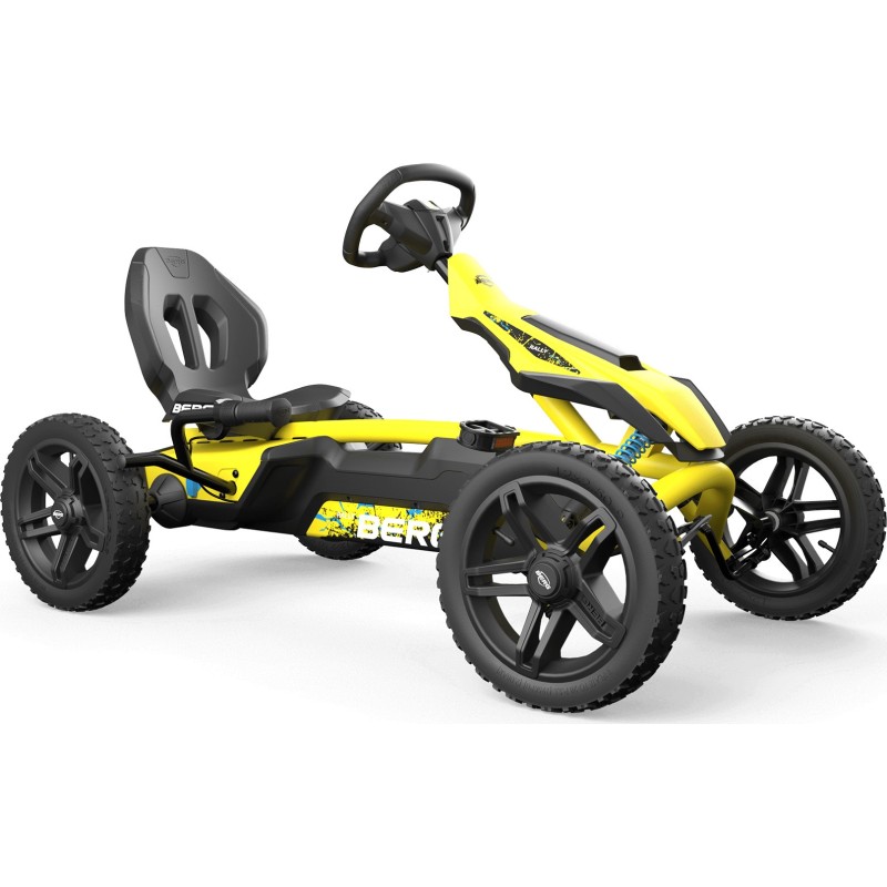 Laste kartauto BERG Rally DRT, kollane, 3 käiku
