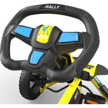 Laste kartauto BERG Rally DRT, kollane, 3 käiku