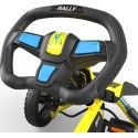 Laste kartauto BERG Rally DRT, kollane, 3 käiku