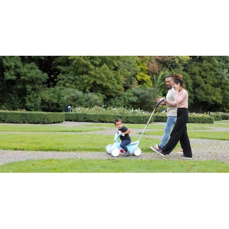 BERG GO2 tõukekäepide, must ja alumiinium, 120–140 cm